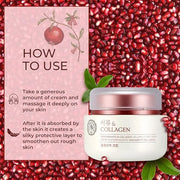 The Face Shop Pomegranate & Collagen Volume Lifting Eye Cream | Deep Revitalizing Cream for Elasticity, Firmness & Density...