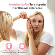 Dermaplaning Tool - Foldable Facial Razor for Women and Men, (3ct) | Womens Facial Peach Fuzz Remover & Eyebrow Trimmer, D...