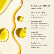 Naked & Thriving The Night Set | Renew Resurfacing Night Serum (30 mL) + Rejuvenate Restorative Face Oil (35 mL) with Hyal...