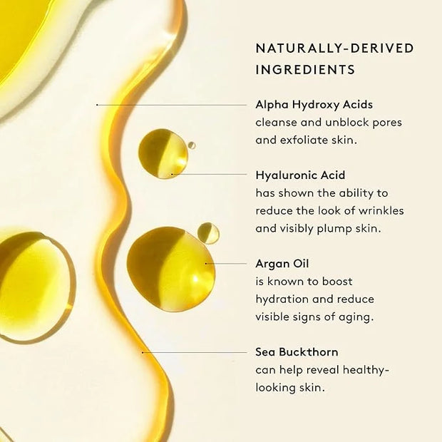 Naked & Thriving The Night Set | Renew Resurfacing Night Serum (30 mL) + Rejuvenate Restorative Face Oil (35 mL) with Hyal...