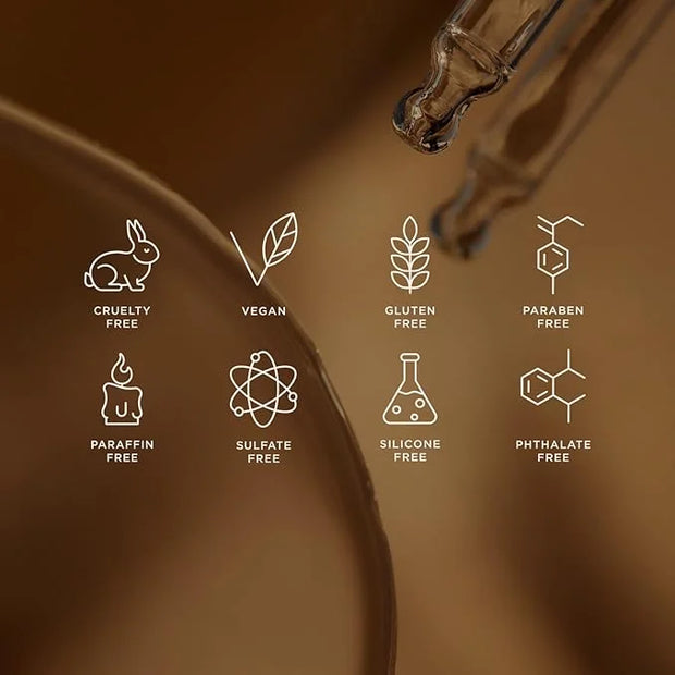 '+ Lux Unfiltered N°12 Bronzing Face Drops in Fragrance Free, Self Tanning Face Drops, Hyaluronic Acid, Vitamin E, Passion...