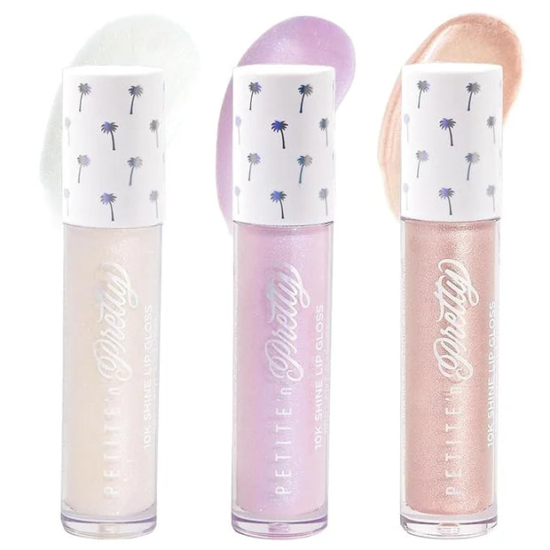 Petite 'N Pretty 10k Shine Lip Gloss Trio Set - Makeup for Kids, Tweens, Teens - High Shine, Lightweight, Made in the USA ...