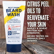 Duke Cannon Supply Co. Beard Wash Citrus Hefeweizen, 6 Fl Oz - Made with Plant-Based Ingredients to Strengthen, Rejuvenate...