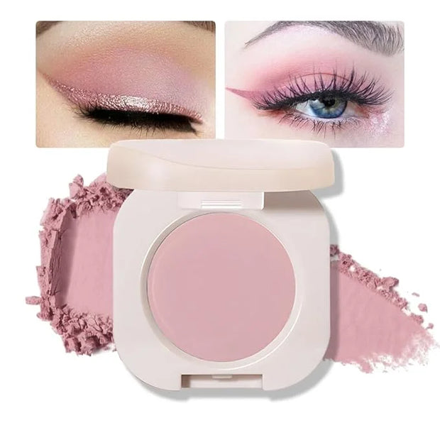 Matte Eyeshadow Palette Makeup for Green Blue Eyes, Matte Nude Pink eyeshadow For Old Women, Holographic Multichrome Cream...