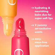 e.l.f. Squeeze Me More Lip Balm Duo, Moisturizing Balm For A Sheer Tint Of Color, Made With Hyaluronic Acid, Vegan & Cruel...