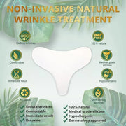 32 Pcs Wrinkle Patches，Reusable Silicone Face, Forehead, Neck & Chest Wrinkle Pads – Anti Aging Overnight Facial Smoothing...