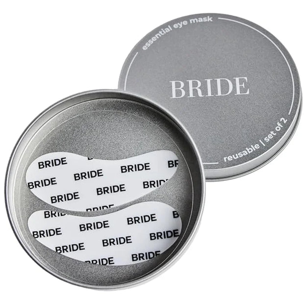 Bride Essential Eye Mask to Treat Dark Circles, Wrinkles and Puffy Eyes, 1 Pair White Reusable Silicone Under Eye Patches ...