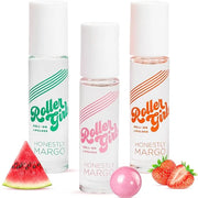 Roller Girl Roll-On Lip Gloss (Strawberry Amber, Watermelon Alexis, Bubblegum Destiny - Pack of 3) – Lip Gloss for Women w...