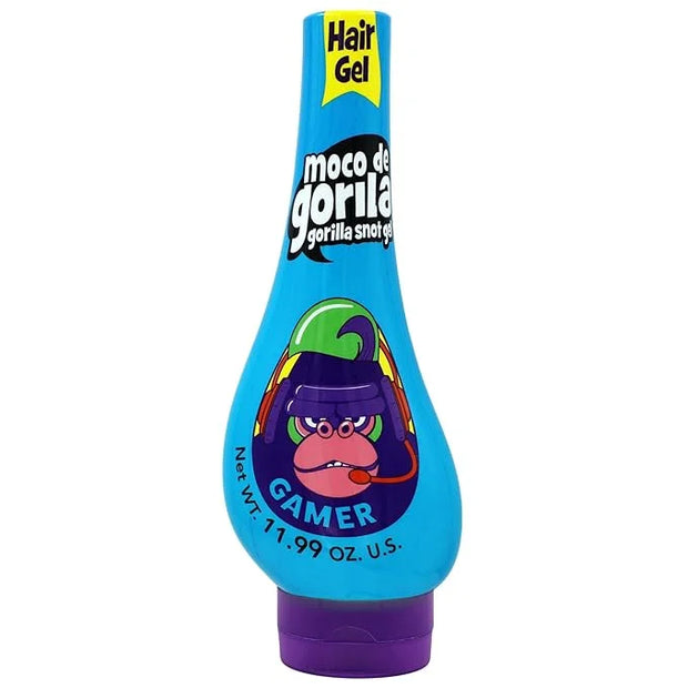 Moco de Gorila Gamer, Hair Styling Gel, Long-Lasting Hold, Reactivatable with Water, 3-Pack of 11.92 Oz Each, 3 Squeezable...