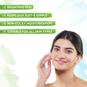 MAMAEARTH Ubtan Oil-Free Face Moisturizer for Radiant Skin | Enriched with Saffron & Turmeric | Long-Lasting Hydration & N...