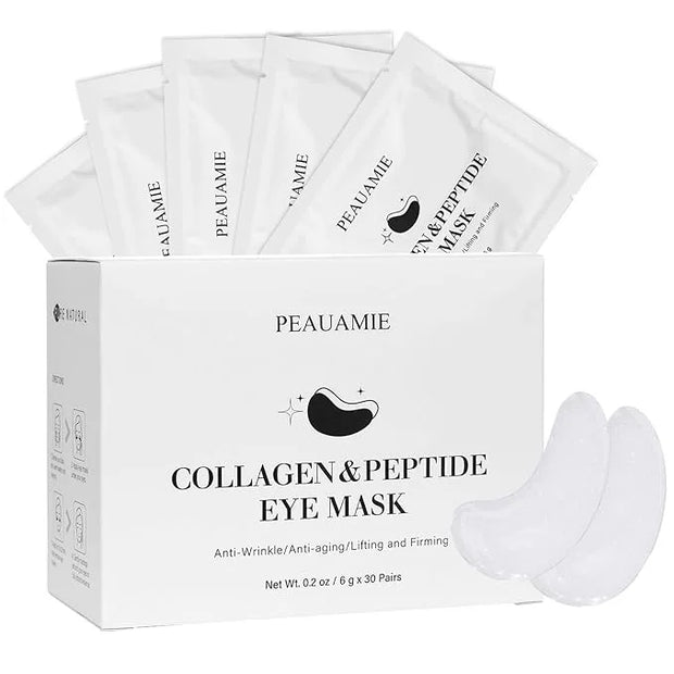 Under Eye Patches with Collagen and Peptide Eye Mask for Dark Circles and Puffiness,Face Mask Skin Care Products 30 Pairs ...
