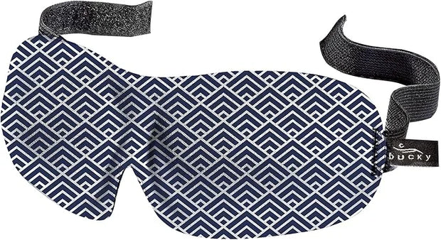 Bucky 40 Blinks No Pressure Eye Mask for Travel & Sleep, Blue Atlas, One Size - Product Image