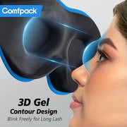 3D Cooling Sleep Mask, Gel Sleep Eye Mask with Hot & Cold Compress Therapy, Zero Eye Pressure Blackout Night Blindfold, So...