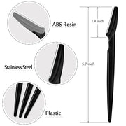 12 Pcs Eyebrow Razors, Face Razors Multipurpose, Exfoliating Dermaplaning Tools, Eyebrow Trimmers Shaver with Safety Cover...
