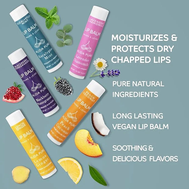 ALIDA PURE Duet Lip Balm Collection,