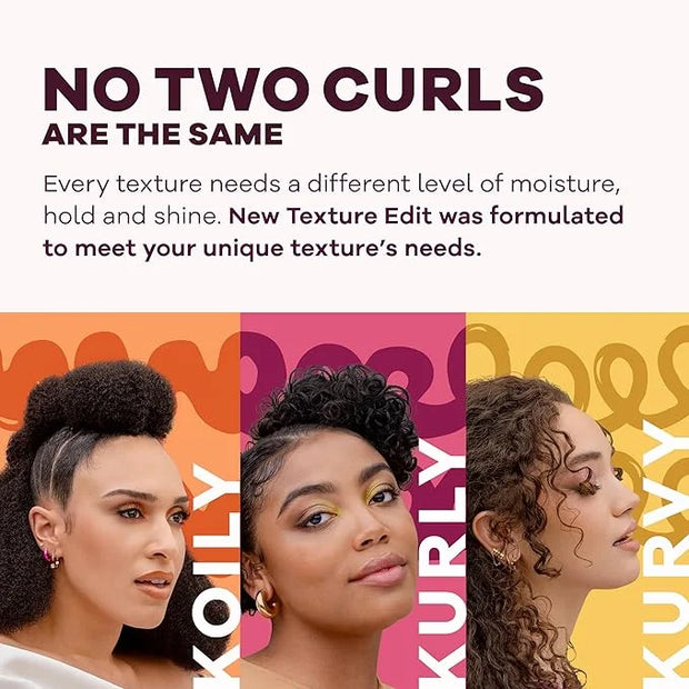 Eco Style, Texture Edit, Koily Moisturize Smoothing Butter for Type 4 curly hair - A sulfate-free, ultra-rich curly hair c...