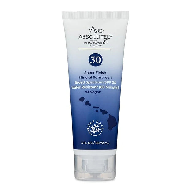 SPF 30 Mineral Sunscreen - Broad Spectrum Water Resistant Moisturizer Lotion For Body & Face - With Non-Nano Zinc Oxide, V...