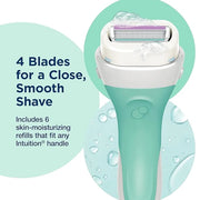 INTUITION Schick Refill, Razors for Women Sensitive Skin | Intuition Razor Blades Refill with Organic Aloe, Razor Refills ...