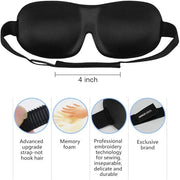 Sleep Mask Invisible Alar Deep Orbit 3D Eye Mask Ultra Lightweight & Comfortable Sleeping Mask for Travel, Nap Shift Works...