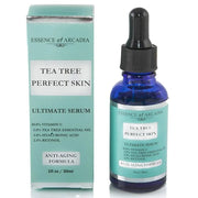 Tea Tree Perfect Skin Facial Serum, Ultimate Anti-Aging Formula for Acne-Prone Skin with 20% Vitamin C, Tea Tree Essential...