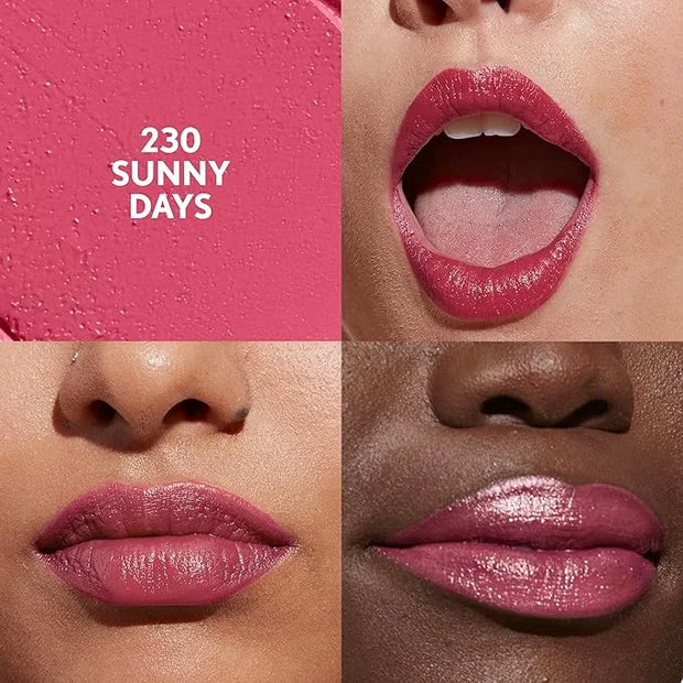 COVERGIRL Clean Lip Color, Sunny Days, Satin Finish, Squalane, Avocado & Aloe, Carmine-Free, Non-Drying, 0.12oz - Product ...