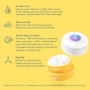 Saturday Skin Yuzu Eye Cream Vitamin C Wide lluminating Under Tight Eye Cream and Face Moisturizer Water Face Cream Natura...