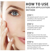 Eyelash Growth Serum for Thicker, Longer Lashes – Grow Luscious, Natural Lashes with Advanced Enhancer | Vegan & Cruelty-F...