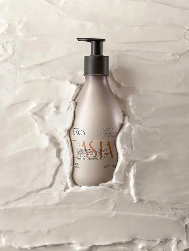 natura - Ekos Castanha (Brazil Nut) Renourishing Body Lotion - Anti-Dryness - Deep Skin Hydration Moisturizer - Vegan Skin...