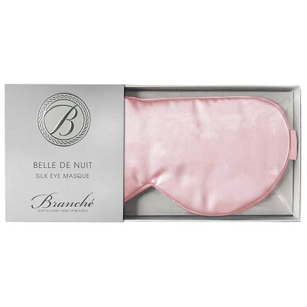 Branche Beauty Belle De Nuit Sleep Mask - Silk Eye Mask 6A Silk 22 Momme Eye Cover Sleepover Shade Blindfold Mask for Luxu...