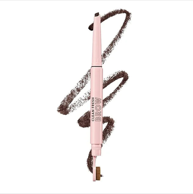 Covergirl Clean Fresh Brow Filler Pomade, 600 Dark Brown, Eyebrow Pencil, Ultra-Precise Tip, Creamy Formula, Highly Pigmen...