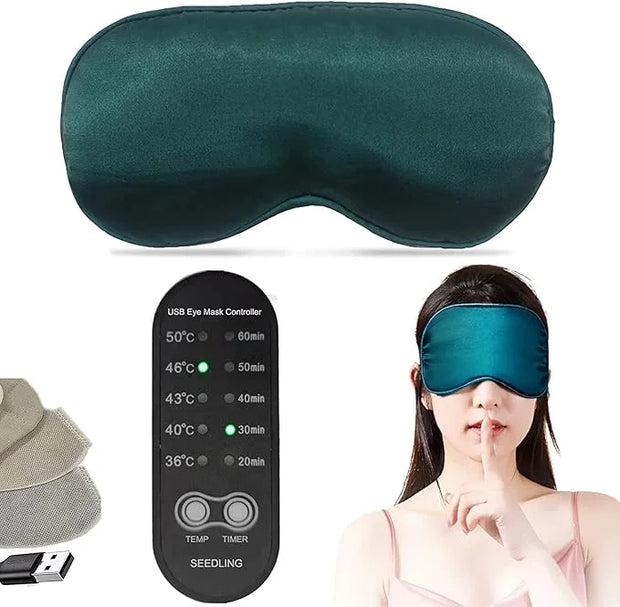 Heated Eye Mask, Dry Eyes, Sleep Mask, Use Damp-Heat Therapy To Unclog The Glands, Restore Puffy Eyes and Dark Circles, Re...