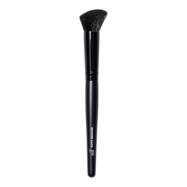 e.l.f. Putty Bronzer Brush, Angled Makeup Brush For Contour & Highlight, Made For The e.l.f. Putty Bronzer, Flawless Sanit...