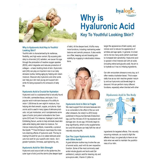 Hyalogic Dark Circle Lightening Face Serum - Treat Under Eye Dark Circles w/Hyaluronic Acid, Eveseryl & Regu-Age - Soothe,...