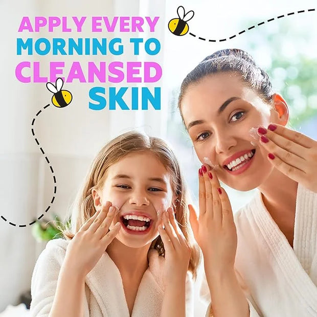 Gentle Face Cream SPF 30 Mineral Face Sunscreen – Lightweight, Non-Greasy Reef-Safe with Zinc Oxide, Niacinamide - Hydrati...