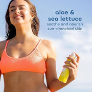 Seaweed Bath Co. Sheer Mineral Sensitive SPF 50 Broad Spectrum Sunscreen Spray, 6 Ounce, Fragrance Free, Sustainably Harve...