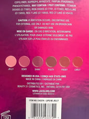 L.A. COLORS All Is Bright 6pc Jelly Lipgloss Set, Lips Be Jelly, 1 Fl Oz (Pack of 1) - Product Image