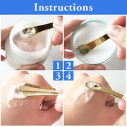 Mini Metal Makeup Spatula Skin Care Cosmetic Spoon Reusable Applicator, Beauty Scoop for Facial Cosmetic for Face Mask Cre...