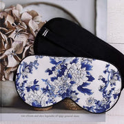 MAXFEEL Feel 100% Pure Silk Eye Mask - Sleep Eye Cover in Floral Colors (#39) - Product Image