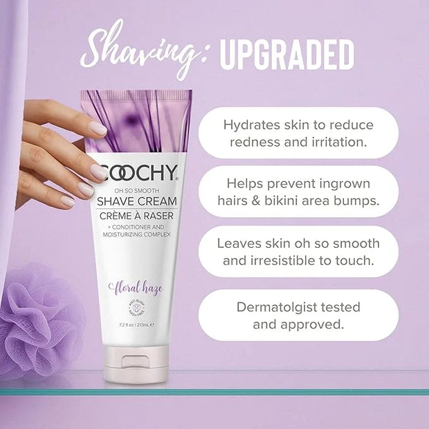 Coochy Intimate Shaving Cream for Women Sensitive Skin, Shave Conditioner & Moisturizer for Face & Body, Shave Cream, Anti...