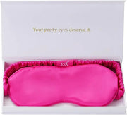 Silk Sleep Mask Light Blocking Luxury 100% Mulberry 19mm Silk Eye Mask Eye Cover Blindfold Ultra Soft Light & Comfy Anti A...