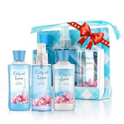 Bath & Body Care Travel Set - Home Spa Set with Body Lotion, Shower Gel and Fragrance Mist, Personal Body Care Travel Set ...