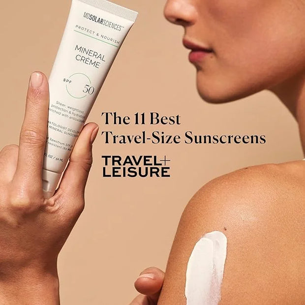 MDSolarSciences Face and Body Sunscreen, SPF 50, Mineral Sunscreen for Kids and Adults, Water-Resistant Up to 80 Minutes, ...