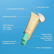 SPF 50 with Algae, Aloe & Antioxidants, Broad Spectrum Sunscreen Non-Aerosol, Hawaii Reef Compliant - Octinoxate, Oxybenzo...