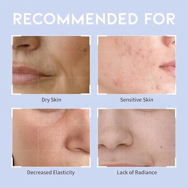 Collagen Hydrating Sheet Masks for Face Korean Anti Aging Mask Sheet for Dry Skin & Sensitive Skin, EVE Vegan, Not Tested ...
