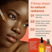 2X BIGGER 2OZ, Go Radiance 1% Retinol Serum for Face, Dark Spot Remover for Face, Anti Aging Serum, Pure Retinol for Face,...