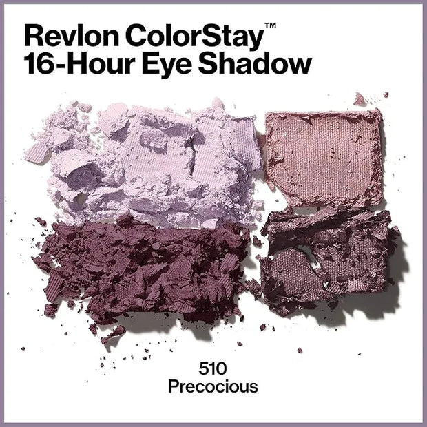 Revlon Eyeshadow Palette, ColorStay 16 Hour Eye Makeup, Velvety Pigmented Blendable Matte & Shimmer Finishes, 510 Precocio...