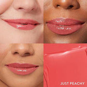LAURA GELLER NEW YORK Jelly Balm Moisturizing Tinted Lip Balm - Just Peachy - Hydrating Vitamin E - Semi-Shine Finish - Pr...