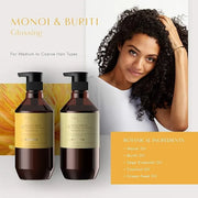 Theorie Monoi and Buriti Glossing Shampoo - Hydrate & Shine - Suited for Coarse and Dry Hair - Protects Color & Keratin Tr...