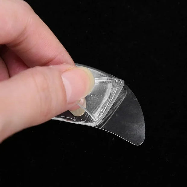 2Pcs Anti‑Wrinkle Face Eye Patch, Reusable Silicone Eye Pad Sticker for Face Caring - Product Image