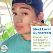 Waxhead Tinted Reef Safe Sunscreen Travel Sunscreen, Kids Sunscreen, Zinc Oxide Sunscreen Sunblock Paste, Tinted Sunscreen...